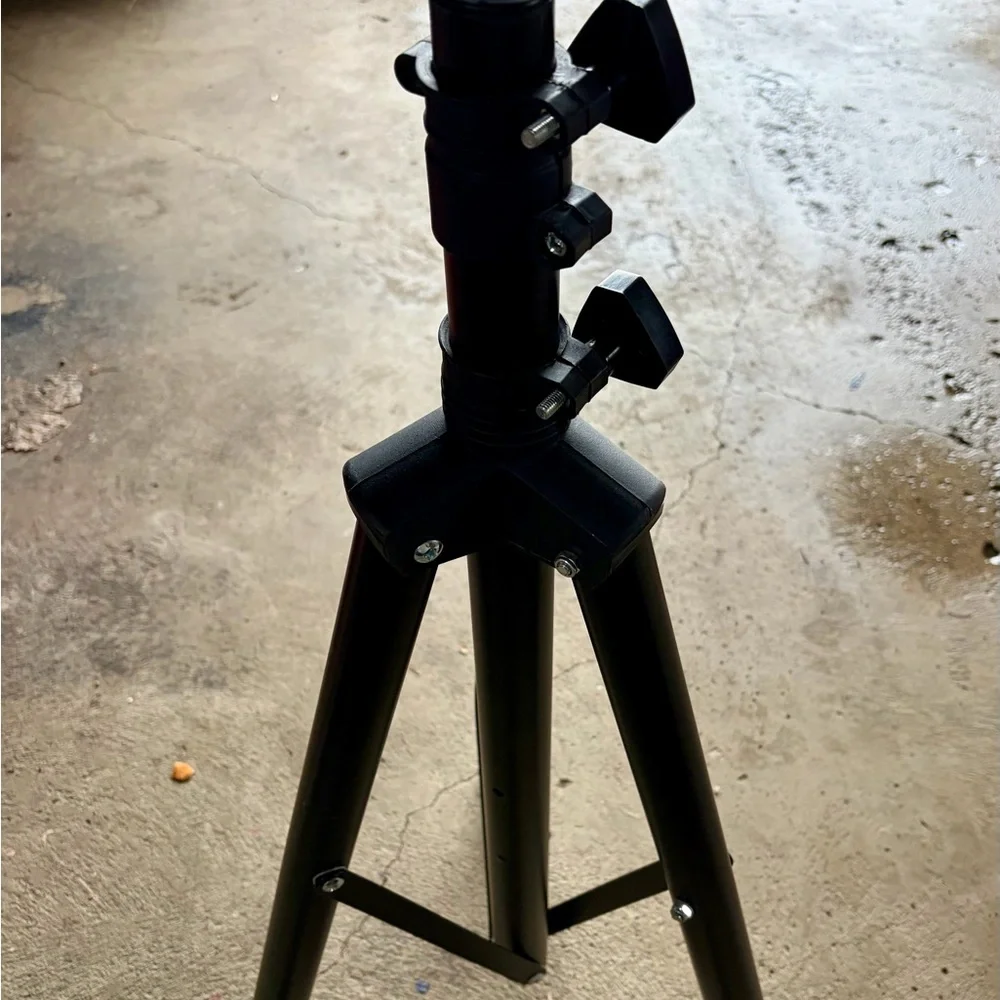 Adjustable Black Tripod Stand